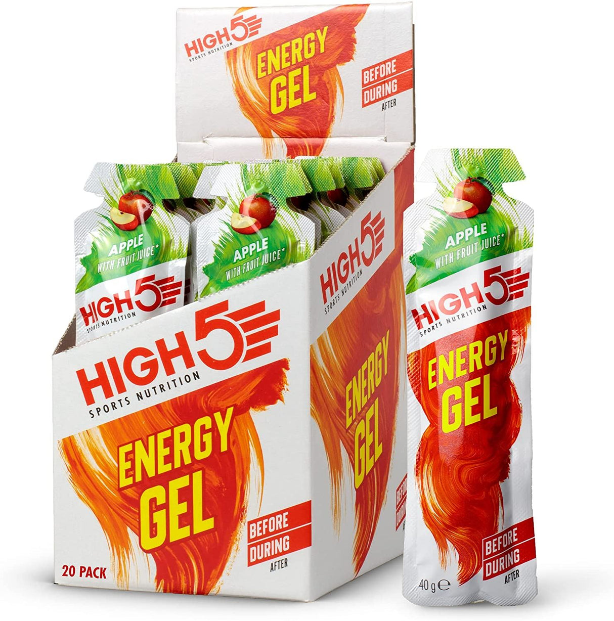 High 5 Energy Gel All Flavours - Pack of 20