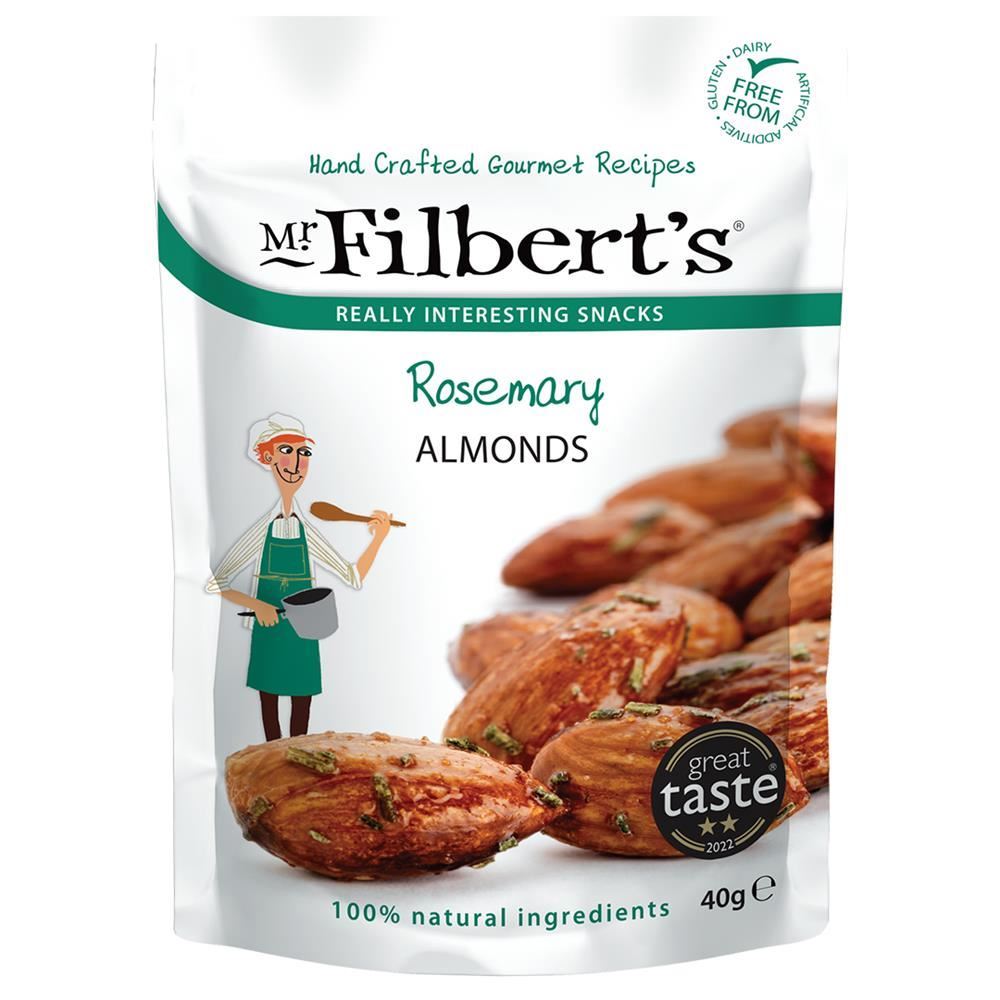 Mr Filberts Rosemary Almonds 40g - 20 Pack