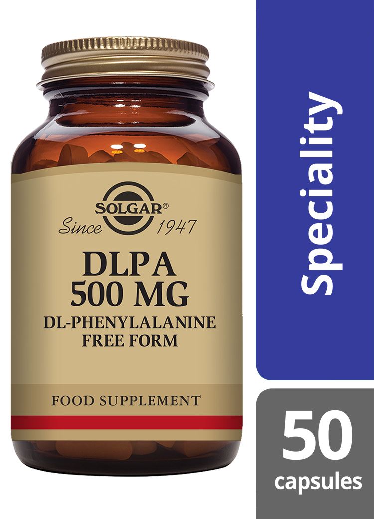 Solgar DLPA 500 mg (DL-Phenylalanine) - 50 Vegicaps