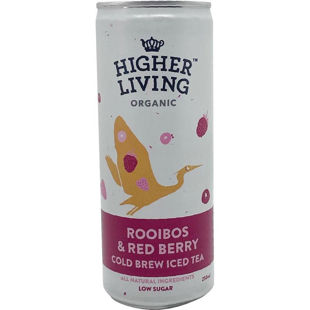 Higher Living Rooibos & Red Berry Iced Tea 250ml - 6 Pack
