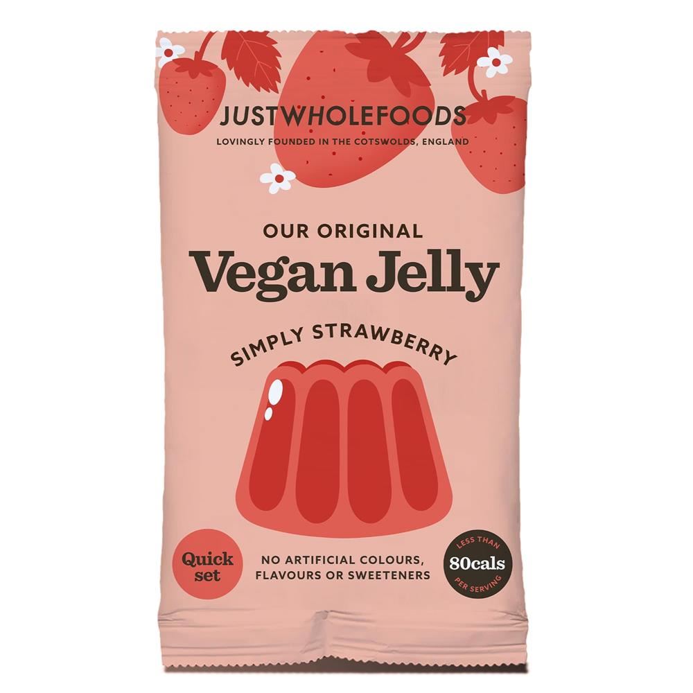 Just Wholefoods Vegan Strawberry Jelly 85g