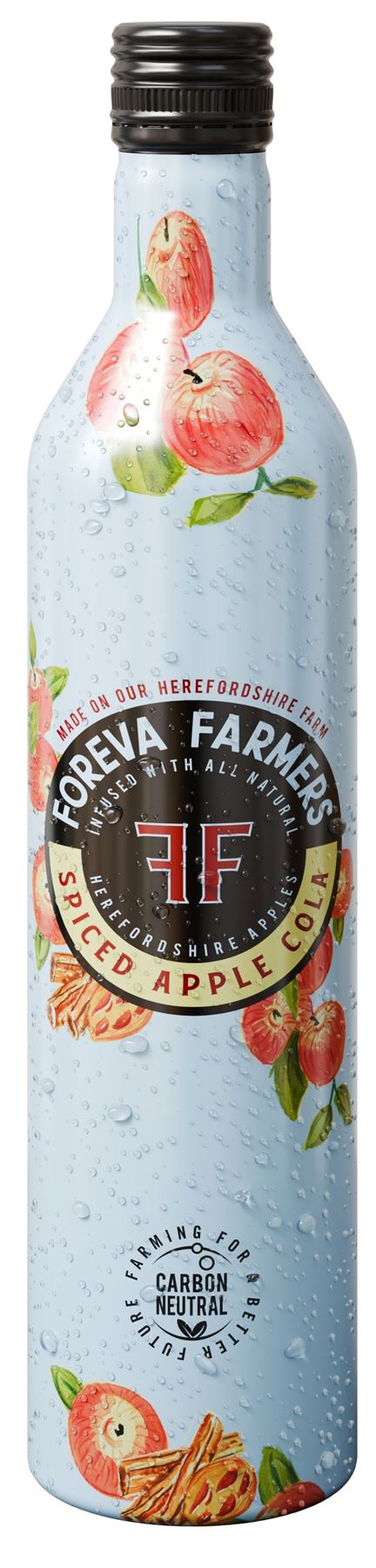 Foreva Farmers Spiced Apple Cola - 500ml Aluminium bottle - 12 Pack