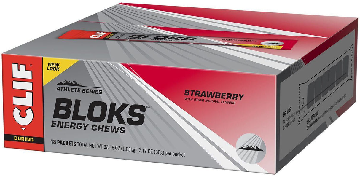 Clif Shot Bloks - All Flavours - Box of 18 x 60g