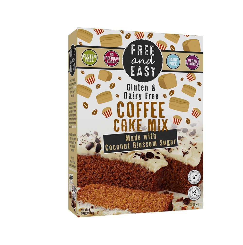 Free & Easy Coffee Cake Free From Mix 350g