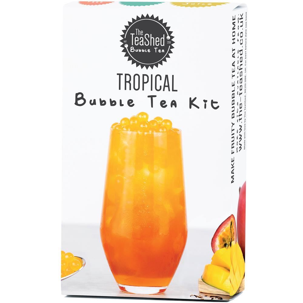 The TeaShed Single Serving Tropical Bubble Tea Kit 125g