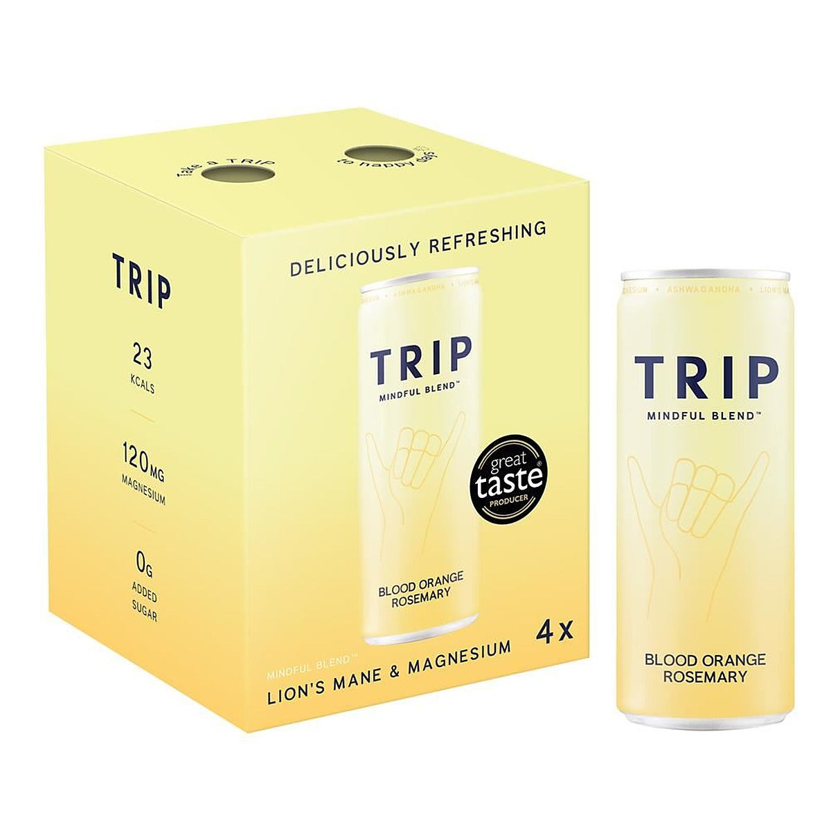 Trip Drink Ltd Blood Orange Rosemary Mindful Blends Multipack 4 x 250ml