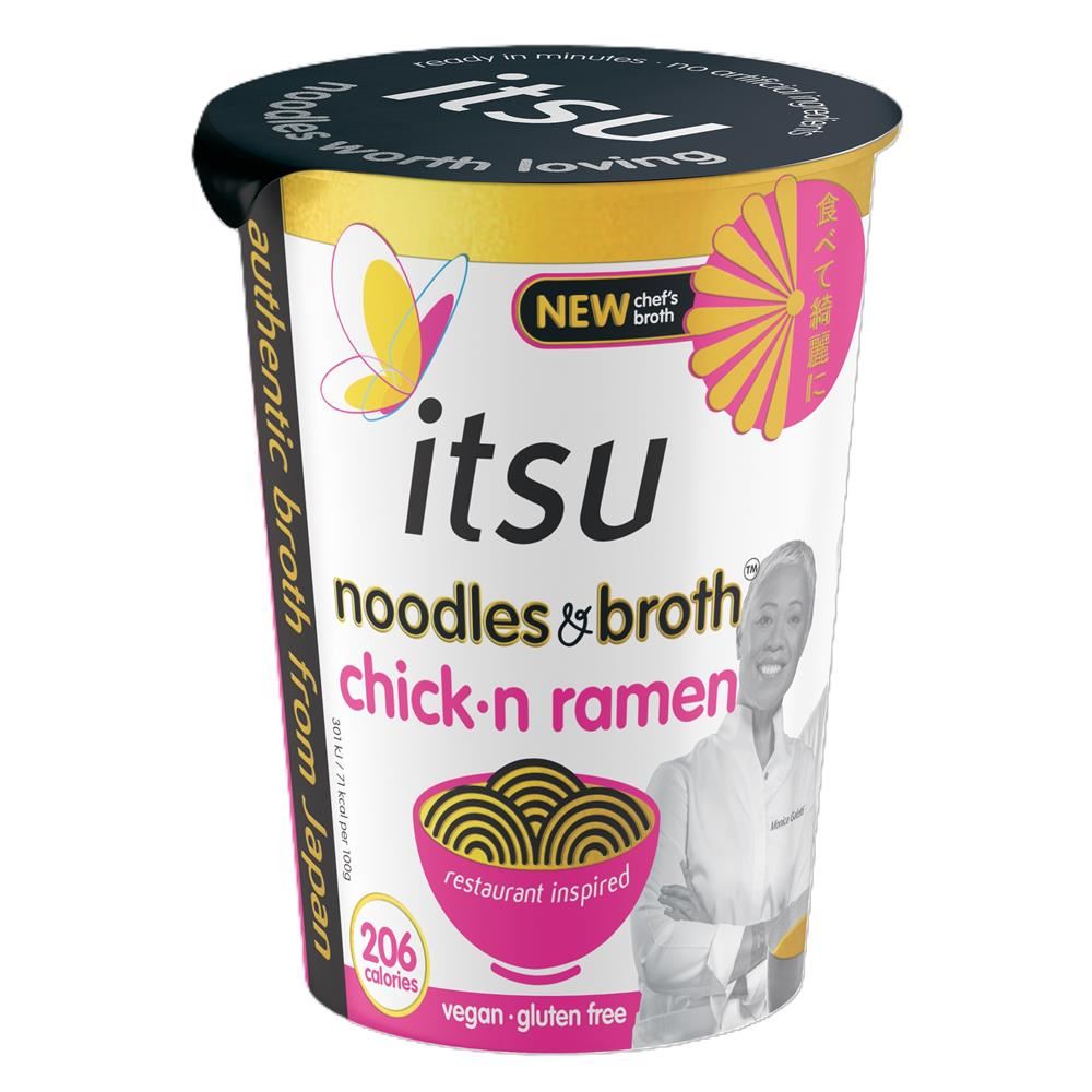 Itsu Chick'n Ramen Noodle Cup 64g - 2 Pack