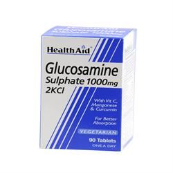 HealthAid Glucosamine Sulphate 2KCl 1000mg 90 Tablets