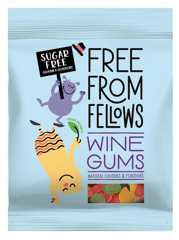 Free From Fellows Wine Gums 100g - 10 Pack