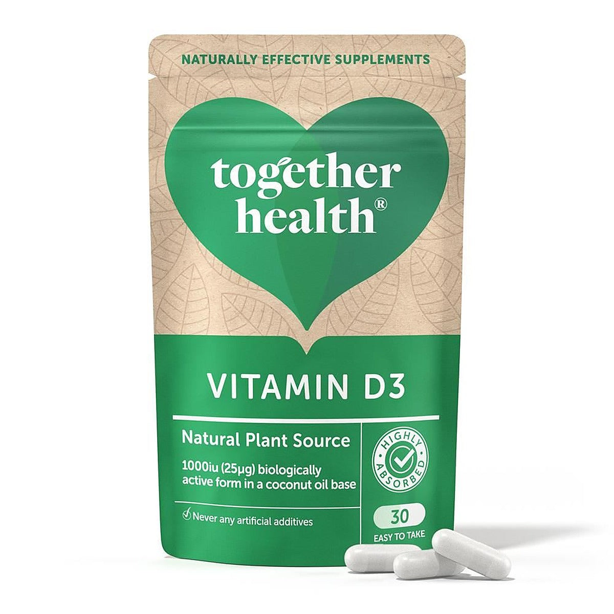 Together Health Together Vegan Vitamin D3 30 Capsules