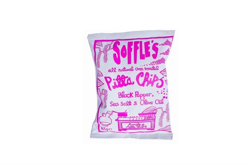 Soffles Pitta Chips Black Pepper Pitta Chips 60g - 15 Pack