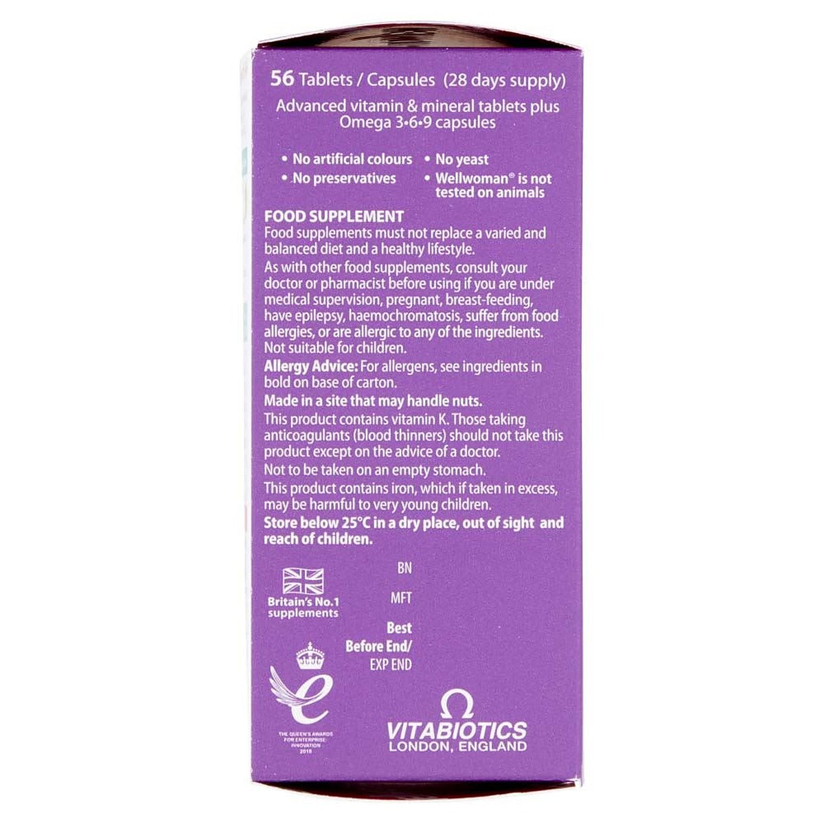 Vitabiotics Wellwoman Plus - 28 Tablets + 28 Capsules - image 3