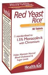 HealthAid Red Yeast Rice 90 Tablets
