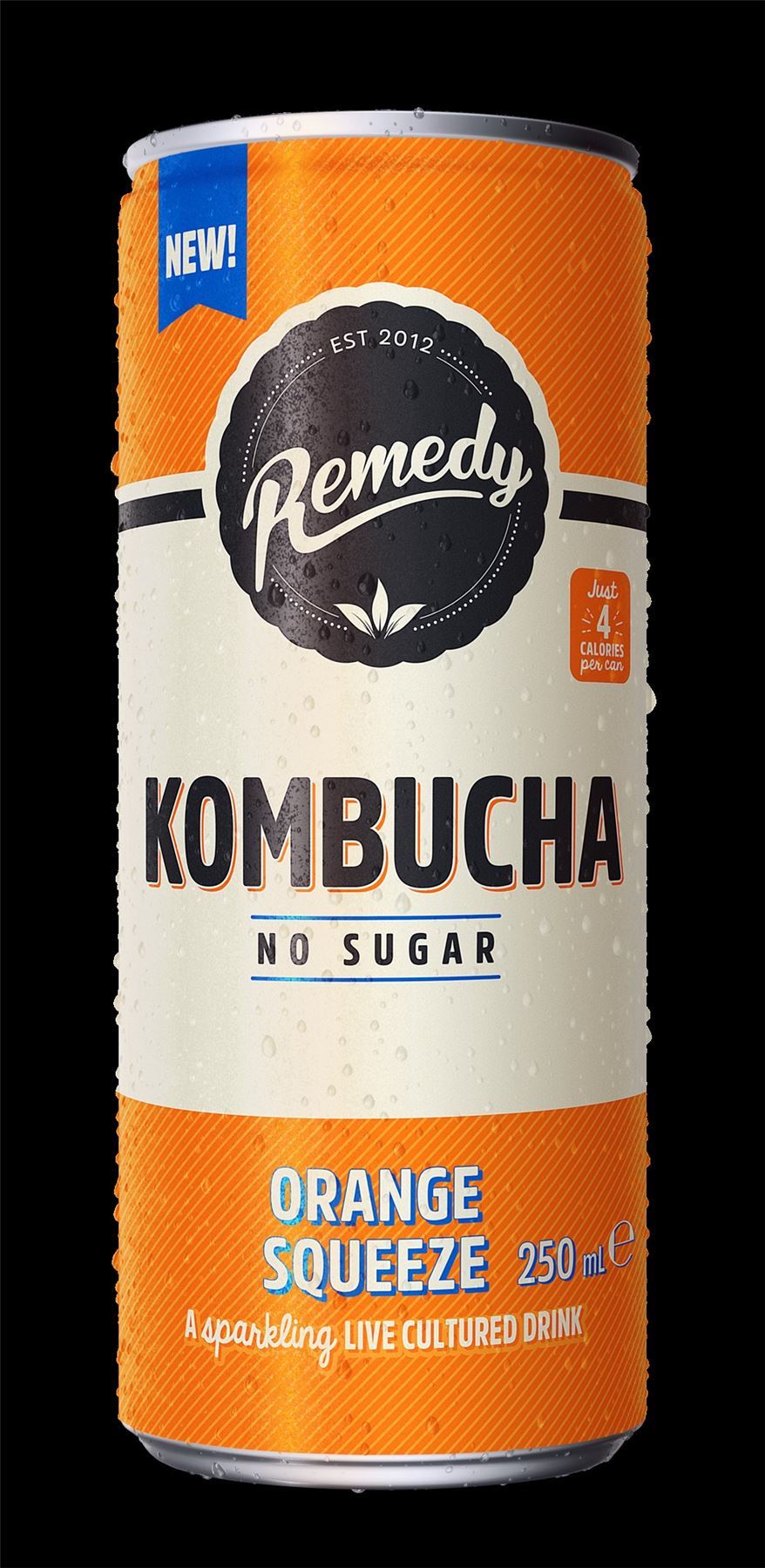 Remedy Kombucha Orange Squeeze Kombucha - 6 Pack