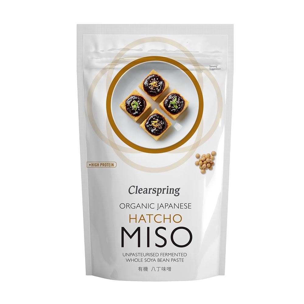 Clearspring Hatcho Miso 100% soya - pouch 300g