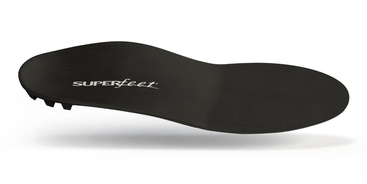Superfeet Premium Insole Black Foot Arch Support Trim to Fit Slim Dress Shoes