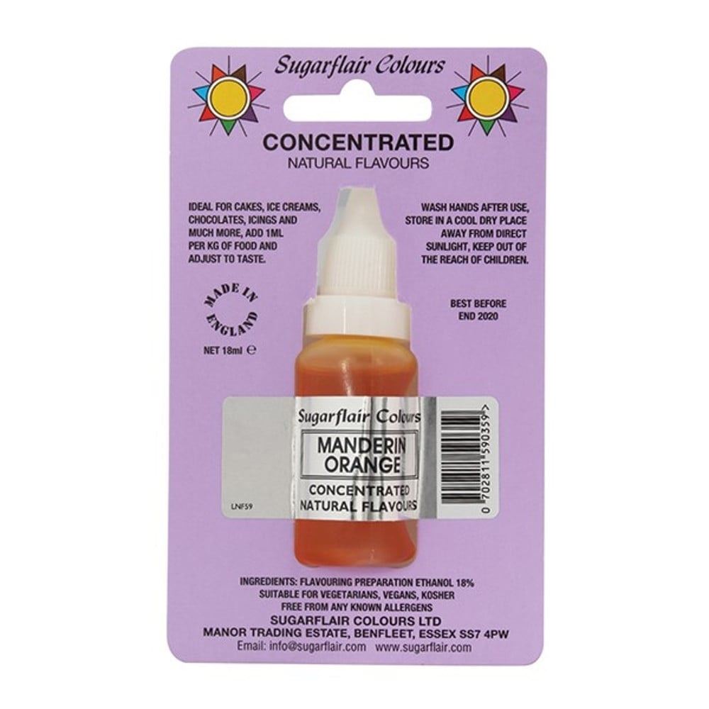 Sugarflair Concentrated NATURAL Food Flavours - 18ml