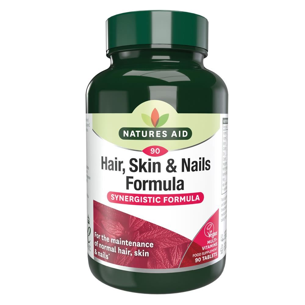 Natures Aid Hair Skin & Nails 90 Tablets