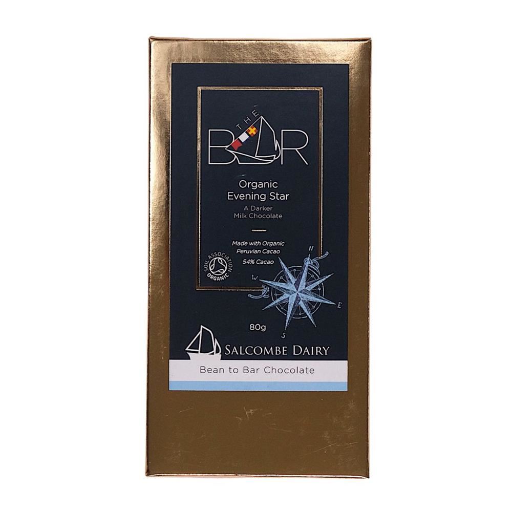 Salcombe Dairy Evening Star Organic Chocolate Bar 80g
