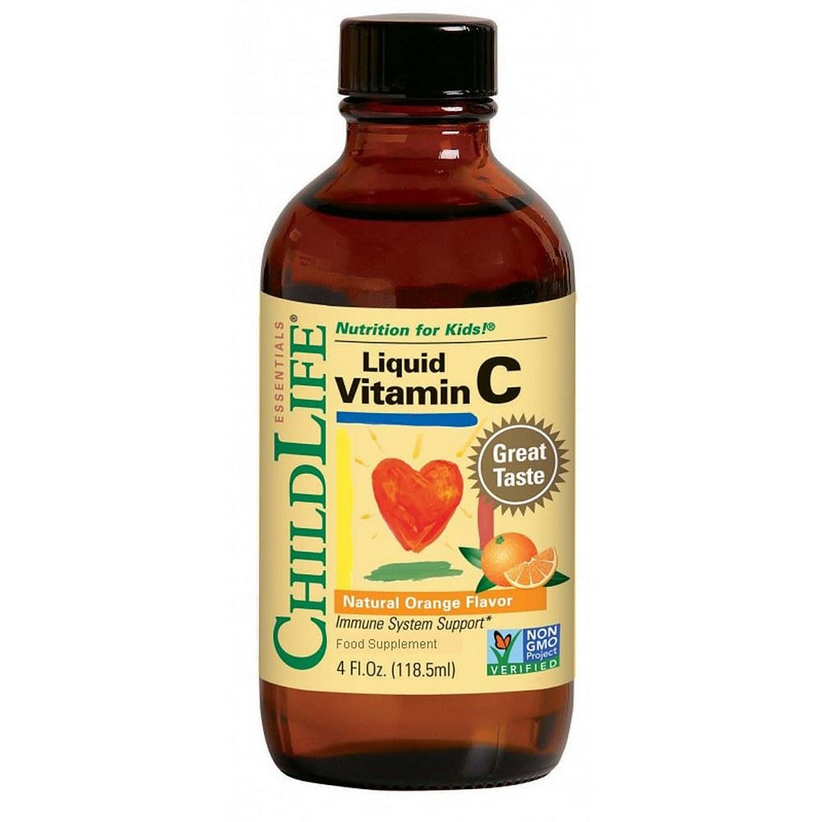 Child Life ssential Vitamin C Orange 120ml Glass