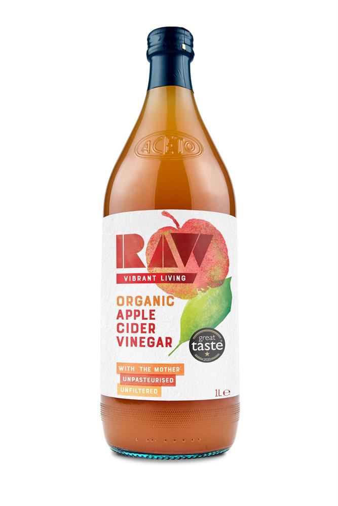 Raw Health Organic Raw Apple Cider Vinegar with the Mother 1L