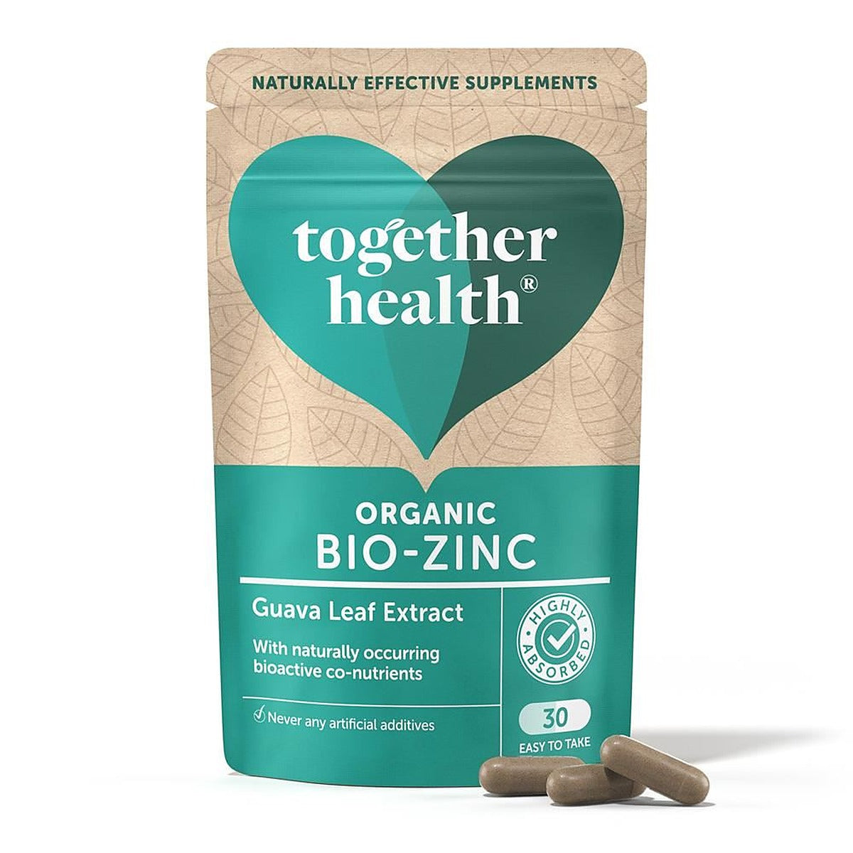 Together Health Together Organic Bio-Zinc from Guava 30 Capsules