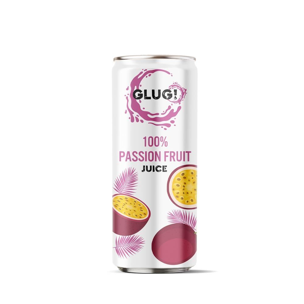 Glug 100% Passion Fruit Juice 320ml - 6 Pack