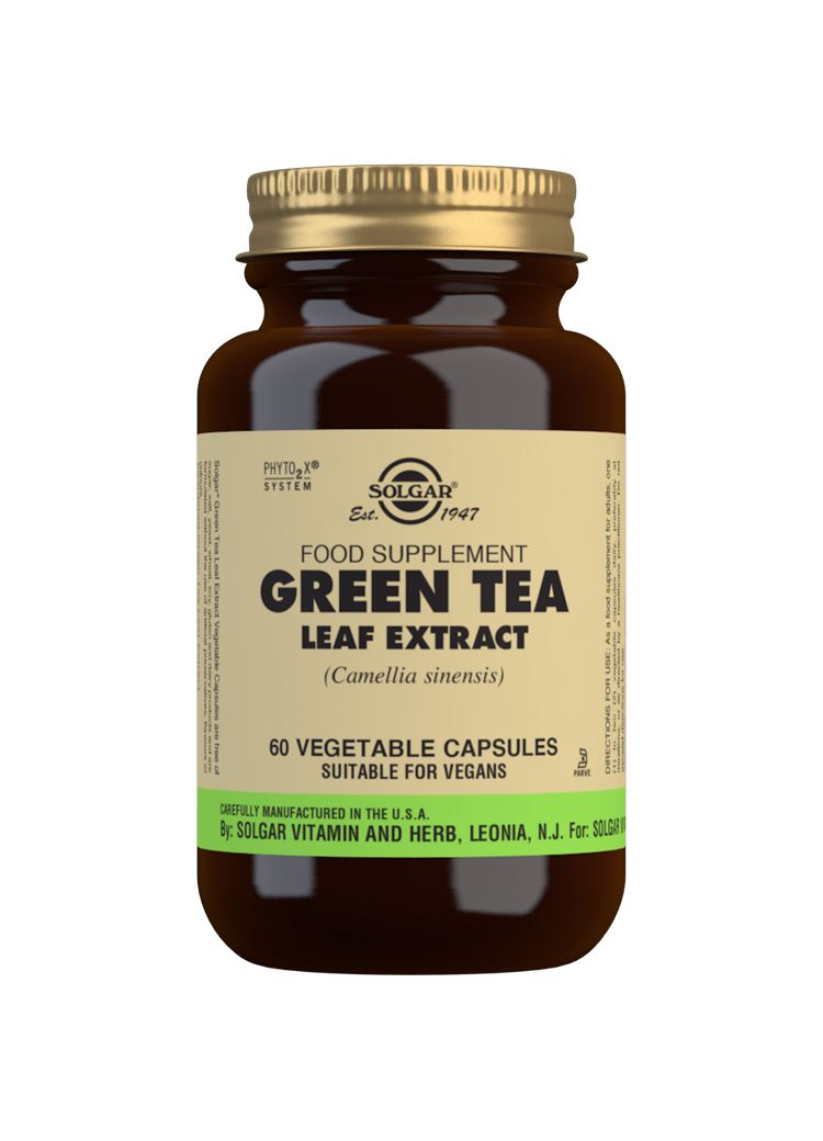 Solgar Green Tea Leaf Extract - 60 Vegicaps