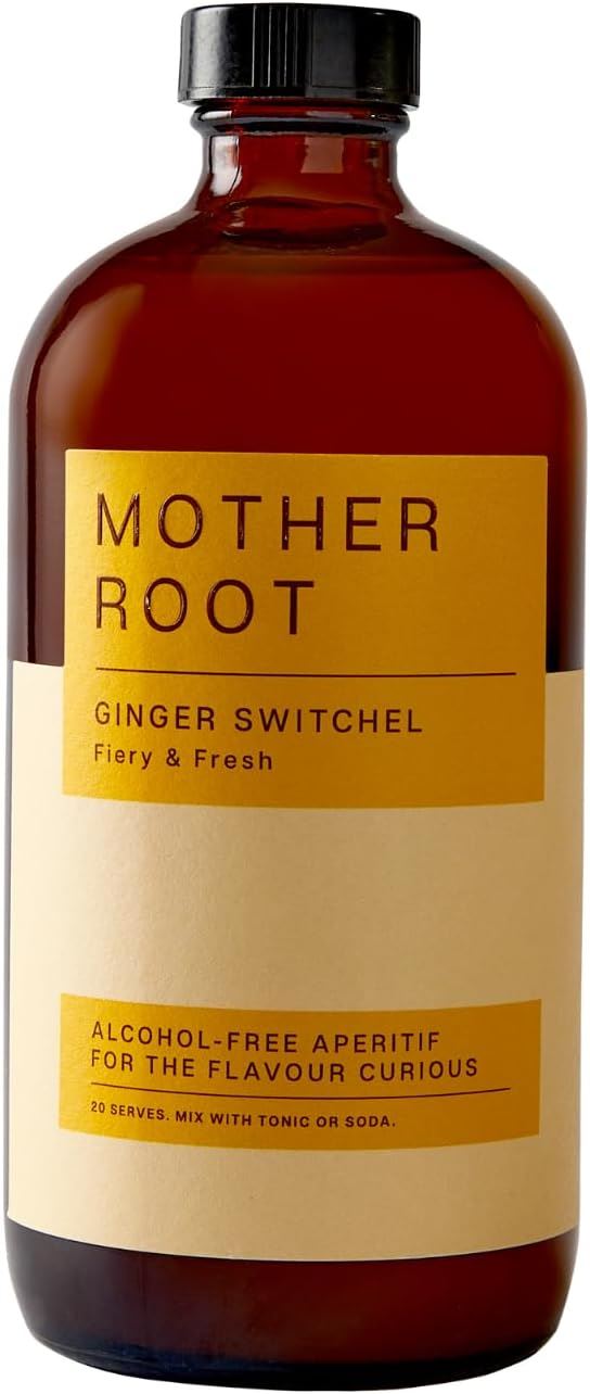Mother Root Ginger Switchel Fiery & Fresh Alcohol-Free Aperitif 480ml
