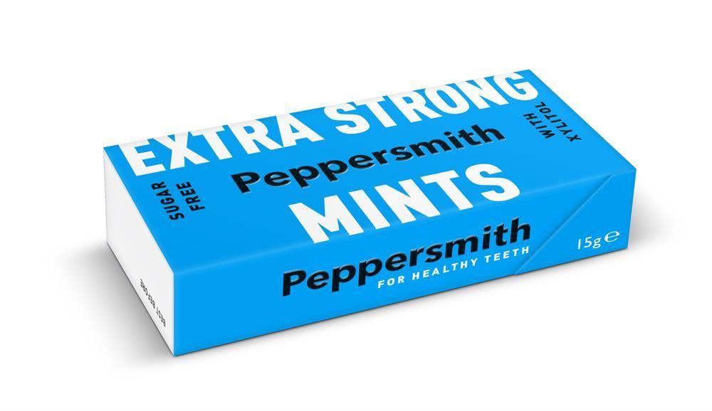 Peppersmith Extra Strong Xylitol Mints 15g - 12 Pack