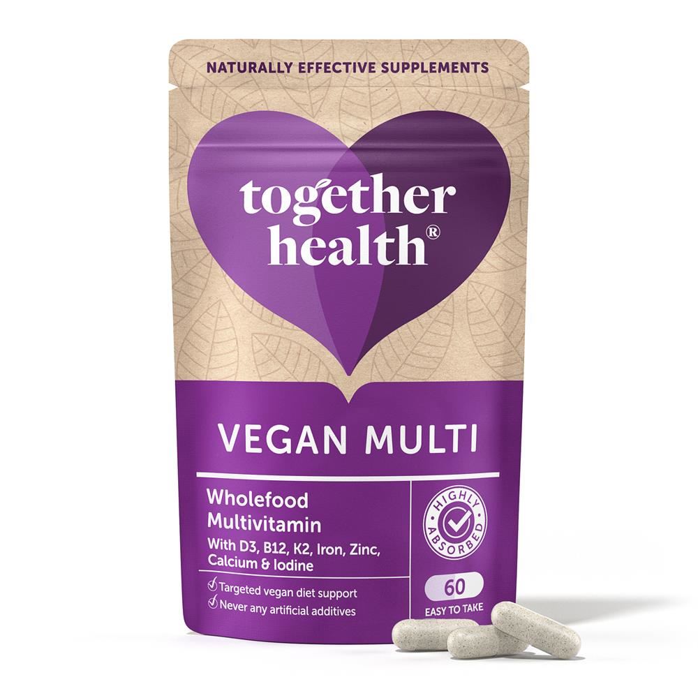 Together Health Together Vegan Wholefood Multivitamin Food Supplement 60 Capsules