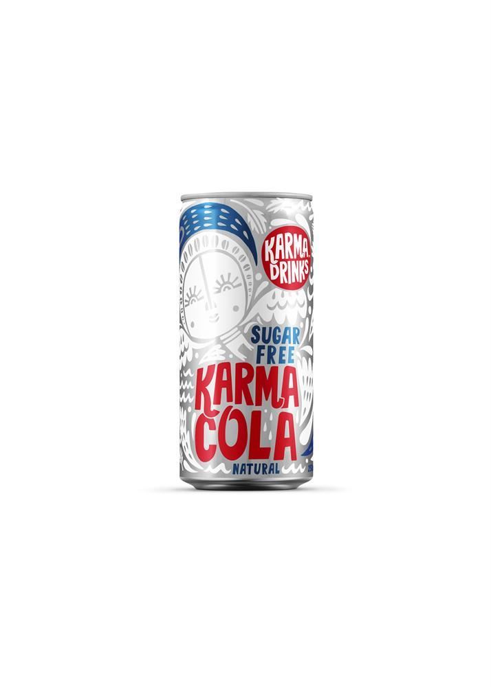 Karma Cola Sugar Free 250ml Can - 12 Pack