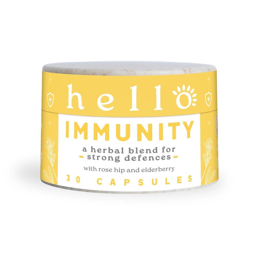 Hello Wellness Hello Immunity natural daily support 400mg 30 Capsules