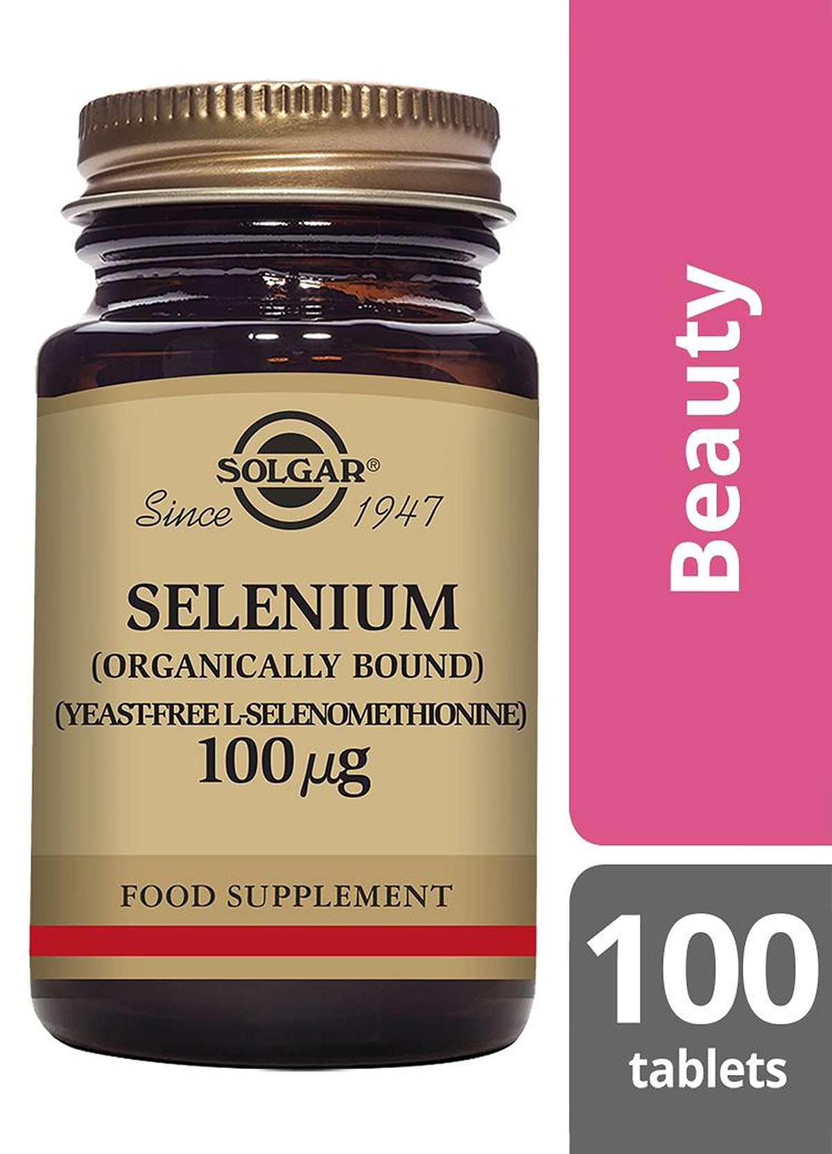 Solgar Selenium (Yeast-Free) 100 µg - 100 Tablets - image 2