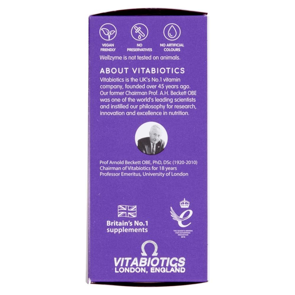 Vitabiotics Wellzyme Digestive Enzymes - 60 Capsules