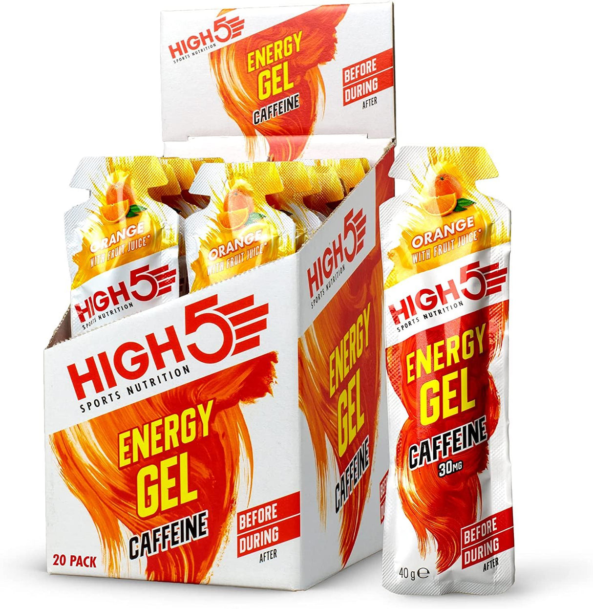 High 5 Energy Gel All Flavours - Pack of 20