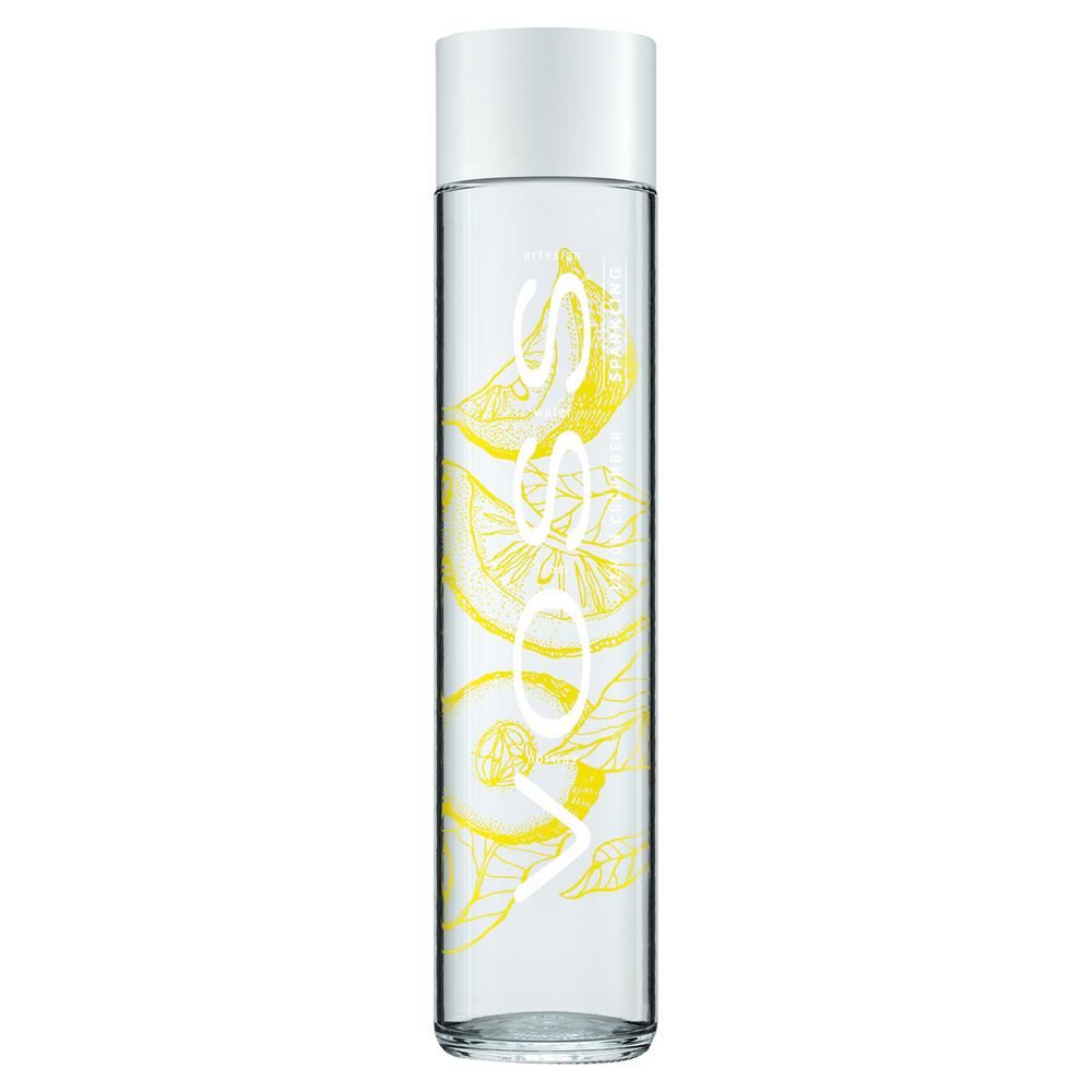 Voss Water 375ml Lemon & Cucumber Sparkling