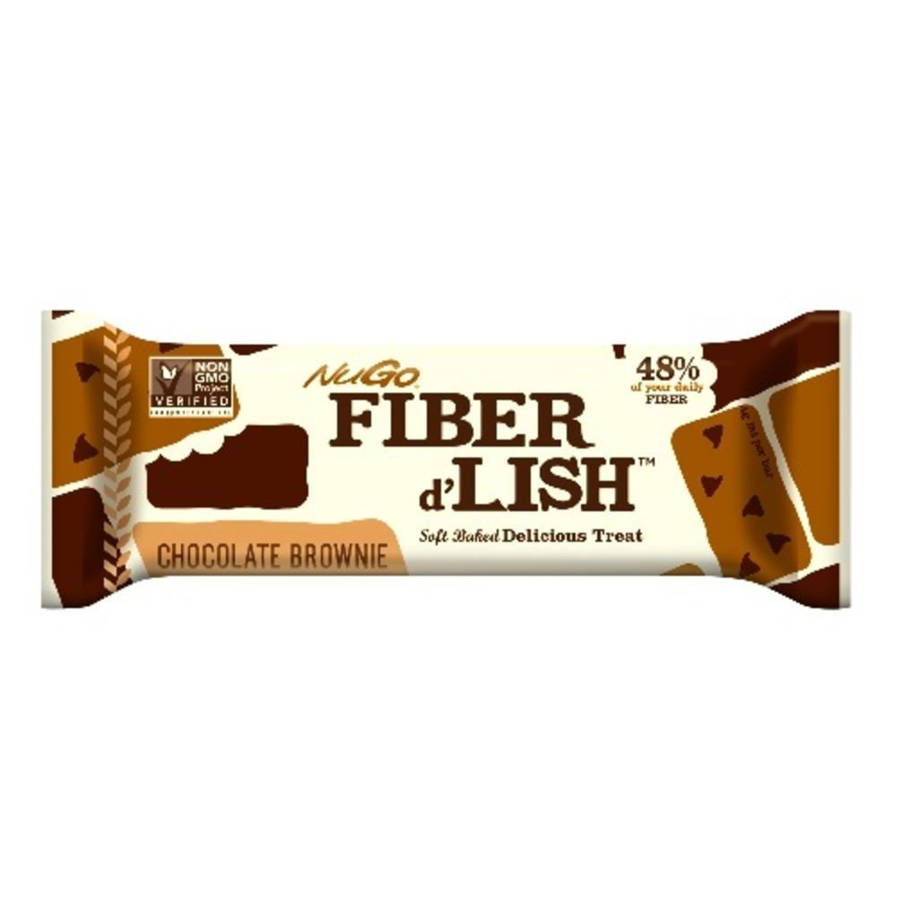 NuGo Fiber dLish Chocolate Brownie 45g - 16 Pack