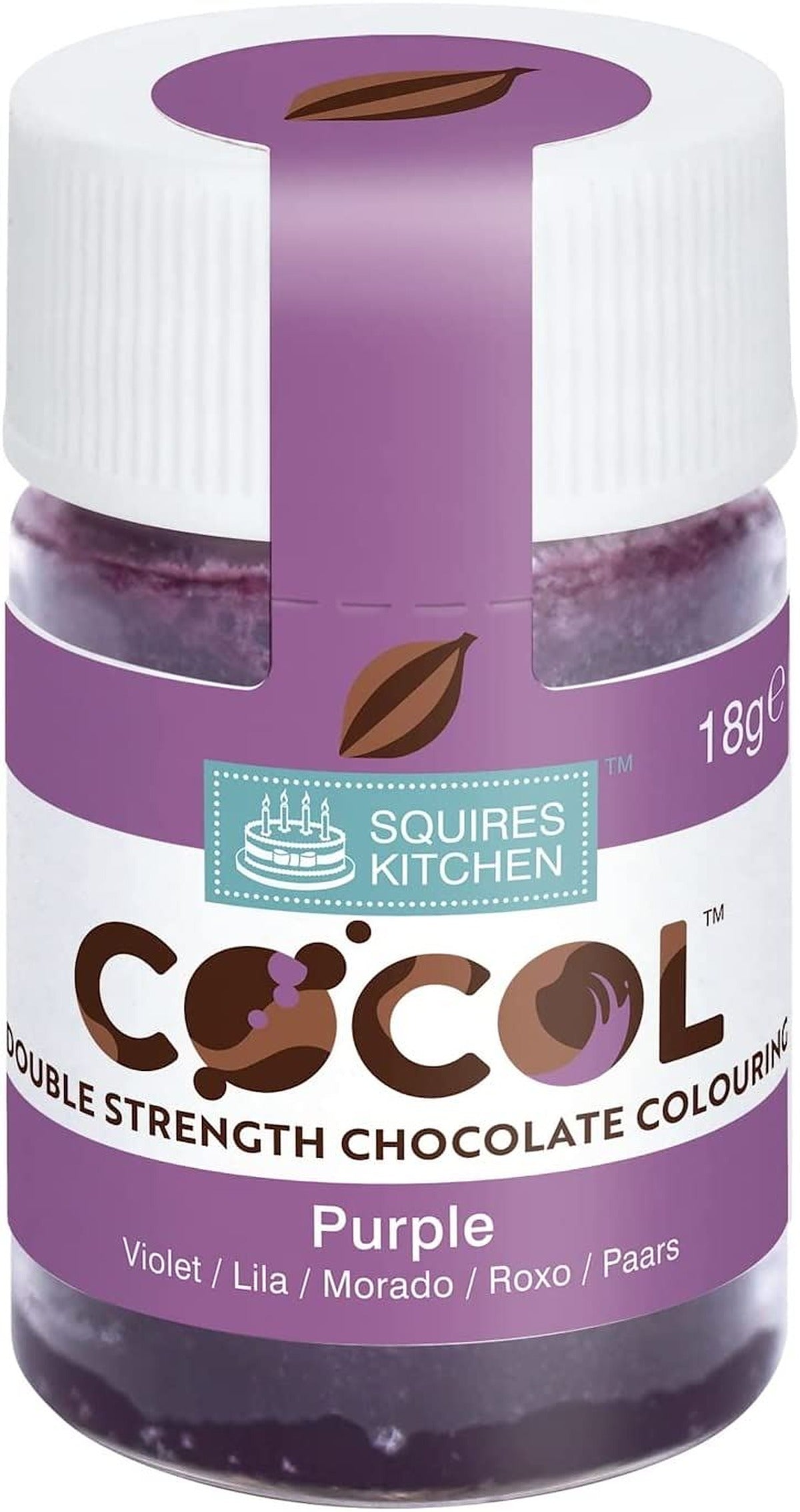 Squires Kitchen COCOL Extra Strength Colouring Paint for Chocolate 18g - All Shades - image 25