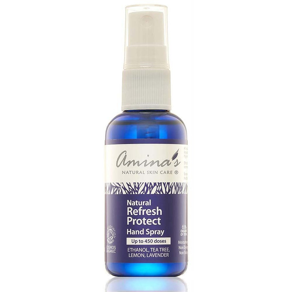 Amina's Natural Skincare Organic Refresh & Protect Hand Spray 50ml