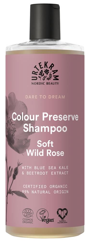Urtekram Soft Wild Rose Shampoo 500ml Organic