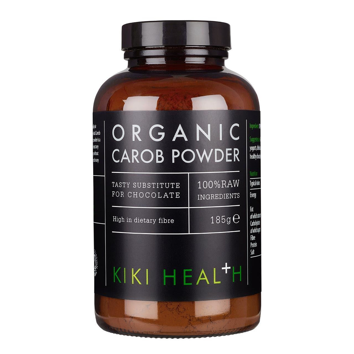 Kiki Health Organic RAW Carob Powder - 185g
