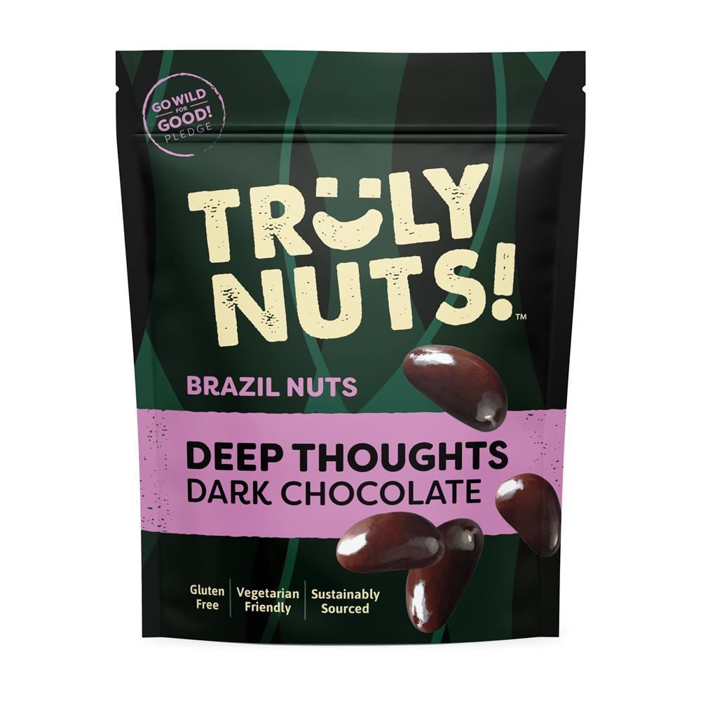 Truly Nuts! Belgian Dark Chocolate Brazil Nuts 120g - 8 Pack