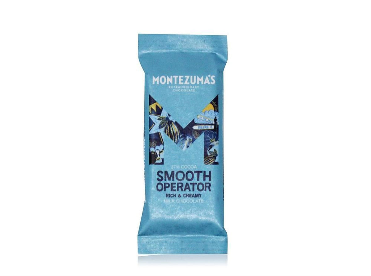 Montezumas Chocolate Smooth Operator 37% Organic mini bar 25g - 26 Pack