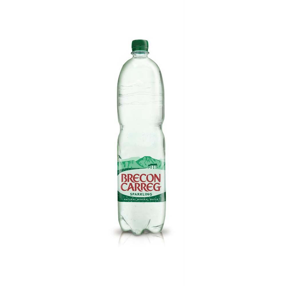 Brecon Mineral Water Brecon Natural Mineral Water 1500ml Sparkling - 12 Pack