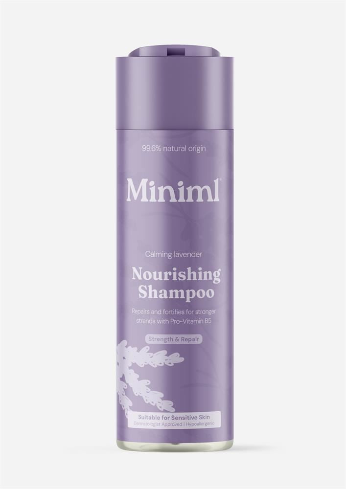 Miniml Nourishing Lavender & Chamomile Shampoo 400ml bottle