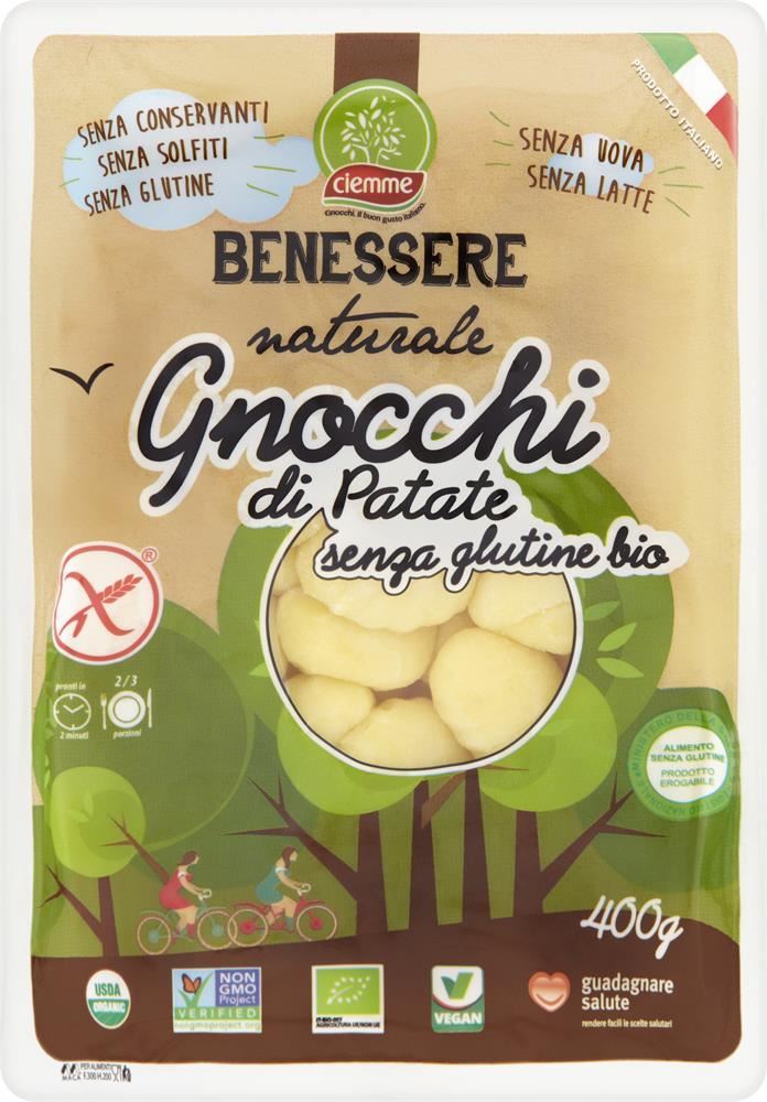 Ciemme Organic Vegan Gluten Free Gnocchi 400g