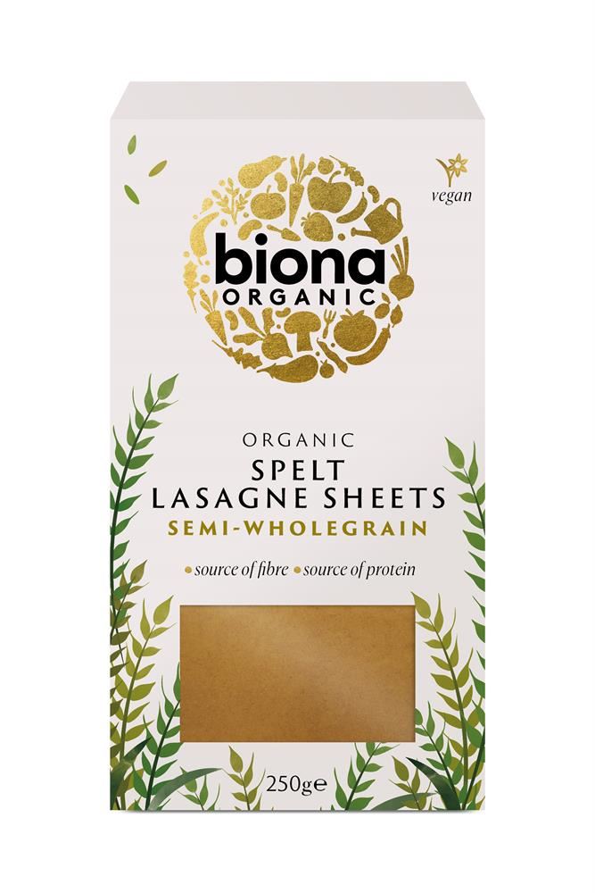 Biona Spelt Lasagne Organic 250g