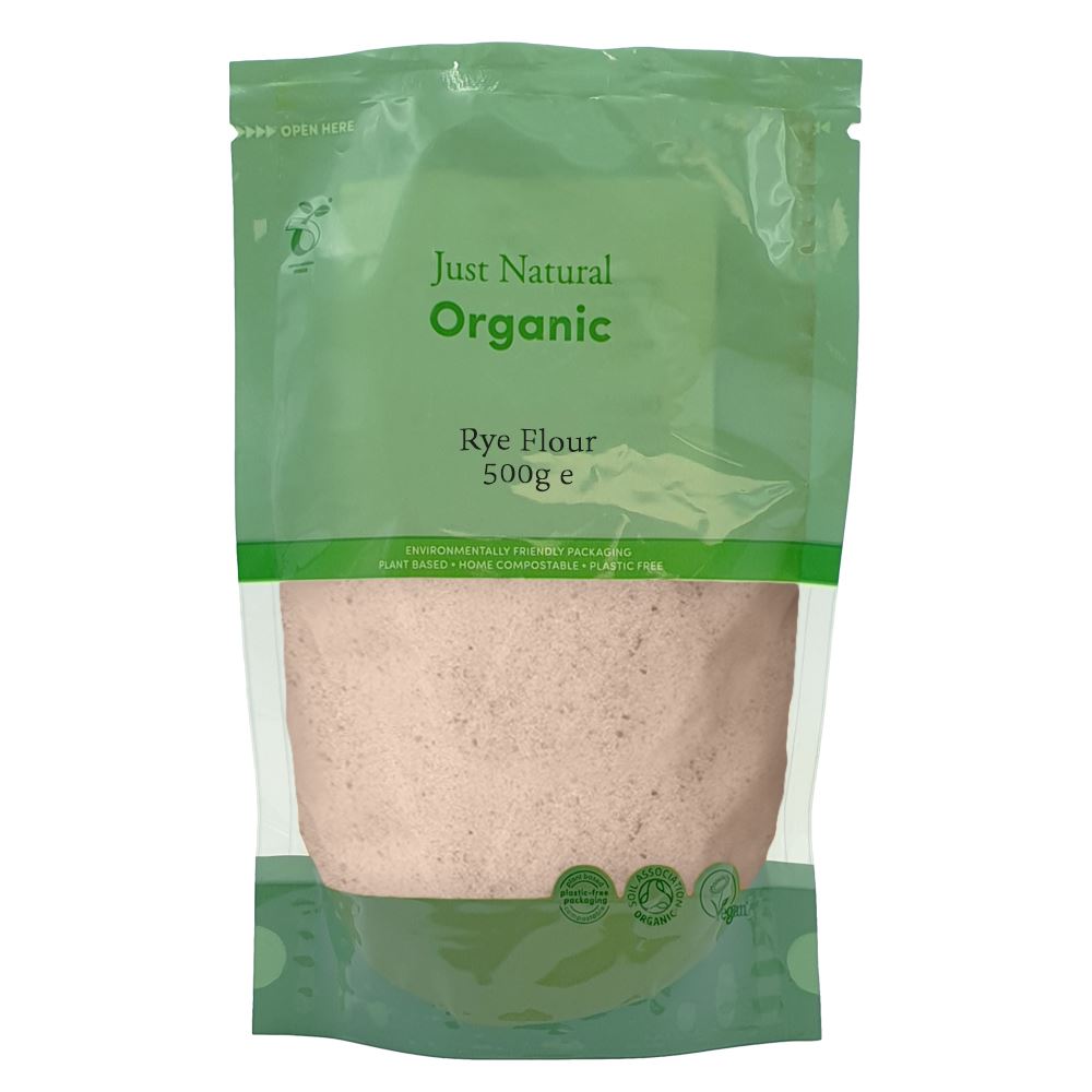 Just Natural Organic Organic Rye Flour 500g