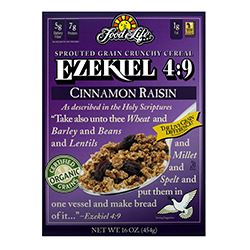 Food For Life Ezekiel Sprouted Whole Grain Cereal Cinnamon & Raisin 454g